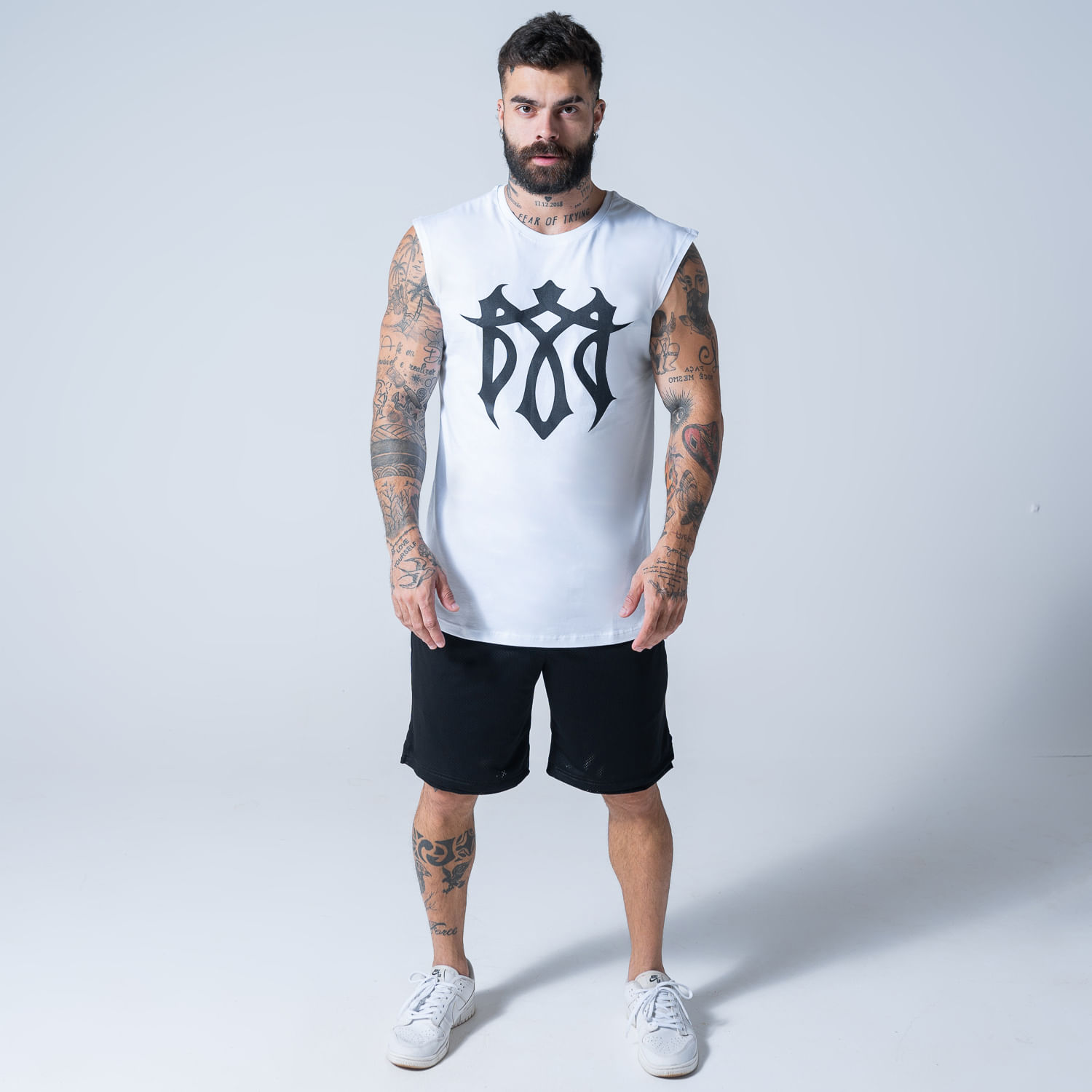 Camiseta Regata Sleeveless - Branco - Camisetas, ▻ Super