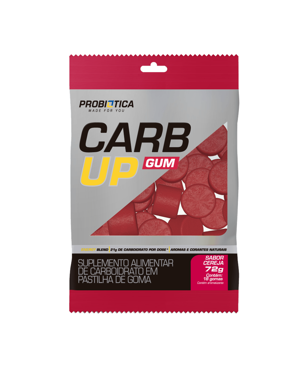 Carb Up Gum goma carboidrato pré treino