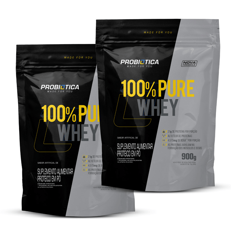 Pack2x100%PureWheyRefil900g